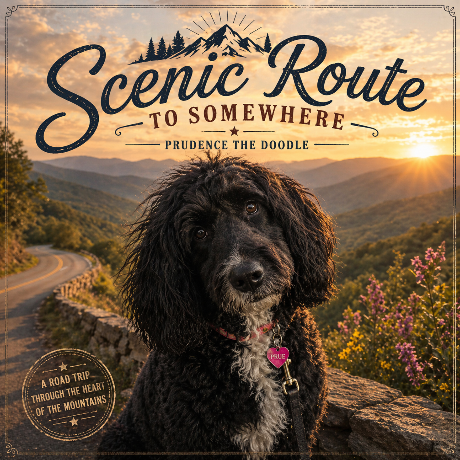 Scenic Route to Somewhere album cover by Prudence The Doodle