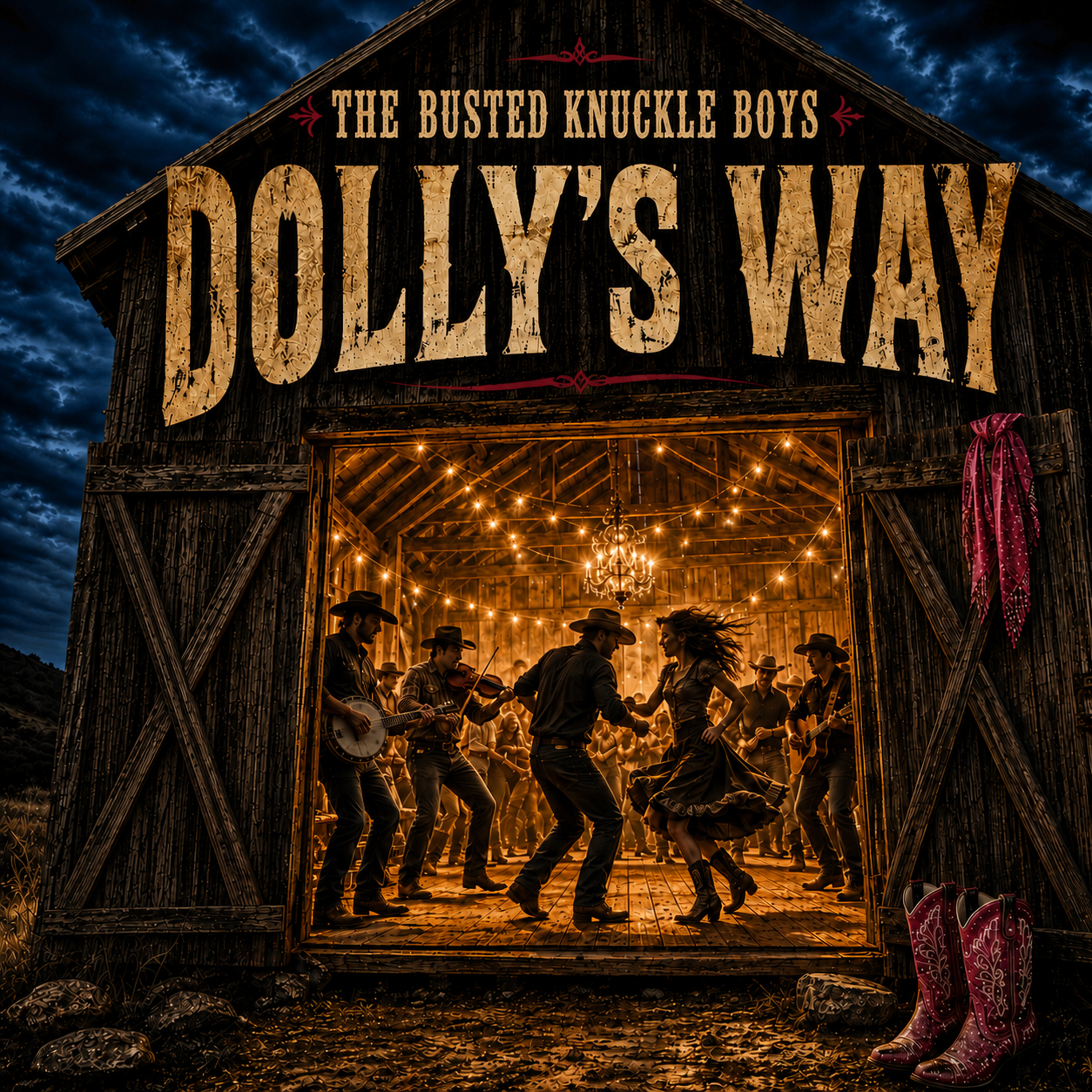 Dolly’s Way single cover by The Busted Knuckle Boys